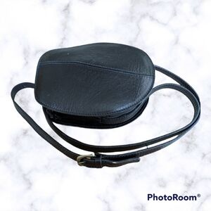 VINTAGE Genesis Black leather bag Unique